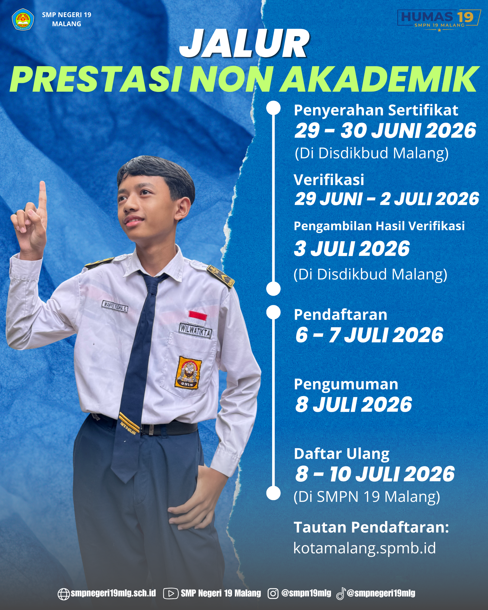 PENGUMUMAN SPMB JALUR PRESTASI NON AKADEMIK